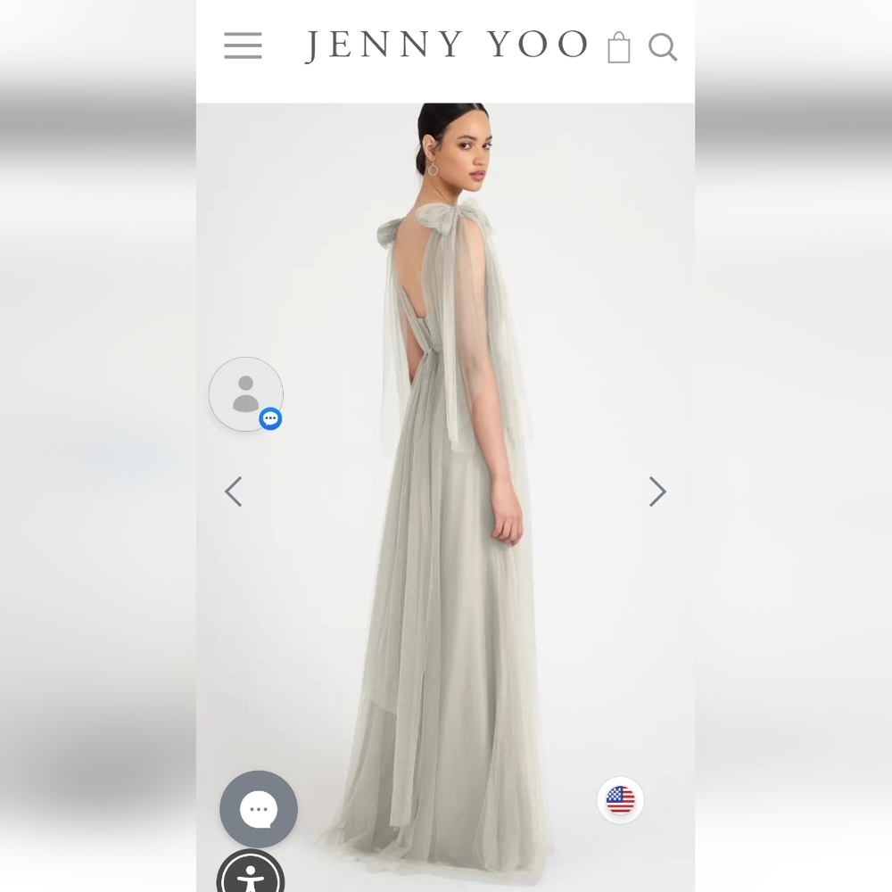 NWT Jenny Yoo "Annabelle Dress" Alpine Tulle